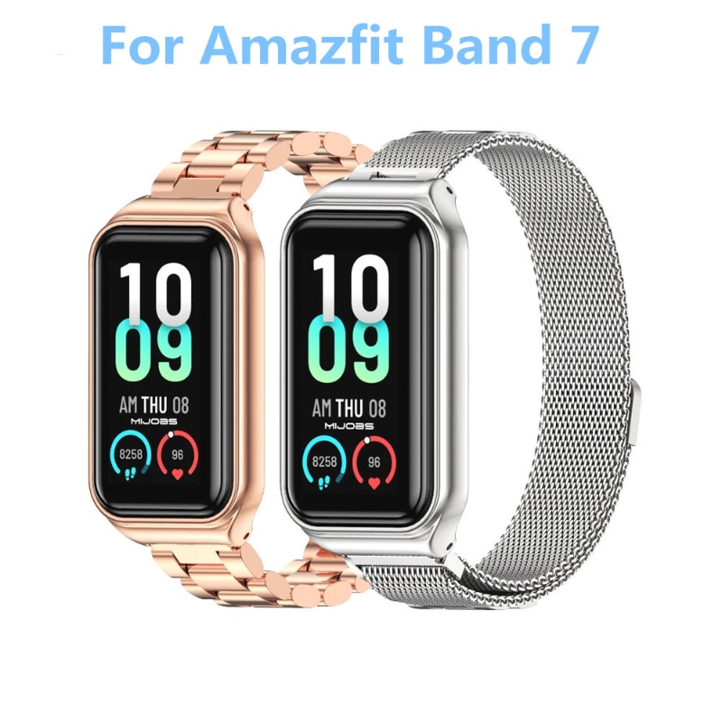 Amazfit Band 7  ݼ Ʈ Huami Amazfit Band7 Ʈ Smartwatch Correa   Ʈ ð ո  ü